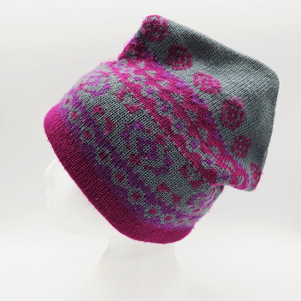 CAPELLO | vintage 100% wool knit beanie toque winter hat